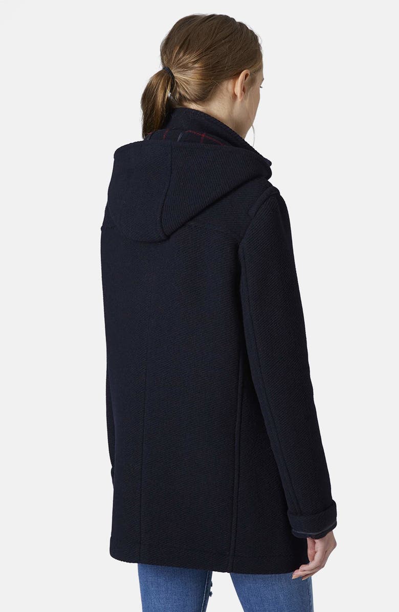 Topshop Hooded Duffle Coat, Alternate, color, 