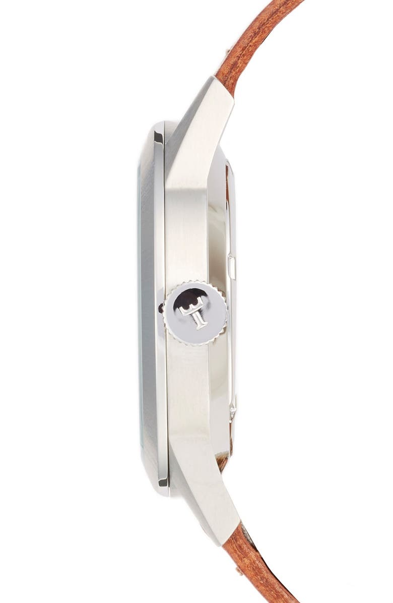 TRIWA Spira Leather Strap Watch, 38mm, Alternate, color, 
