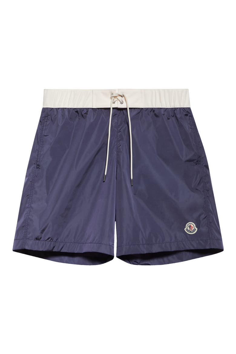 Logo Patch Swim Trunks, Alternate, color, INKLING