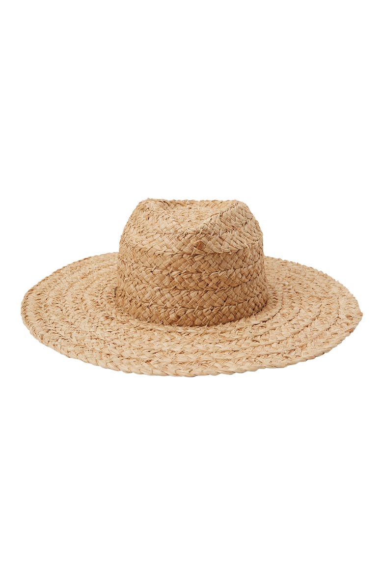 Sea Mist Straw Fedora, Main, color, NATURAL