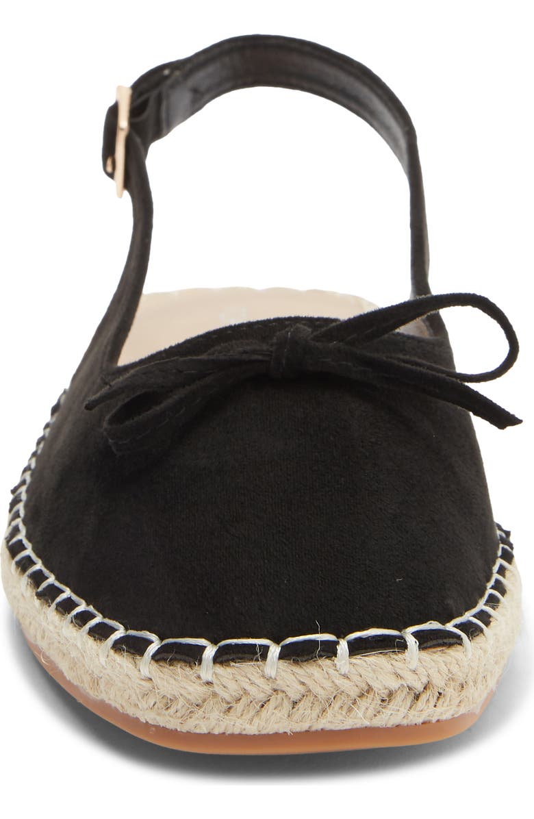 TOP MODA Fallon Slingback Flat, Alternate, color, Black Suede