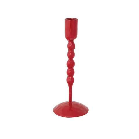 Enameled Iron Taper Holder