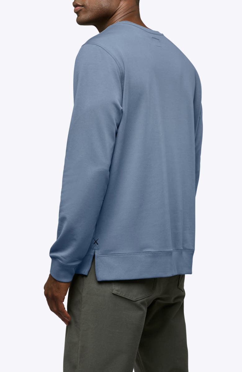 Cuts Hyperloop Split Hem Sweatshirt, Alternate, color, Cadet Blue