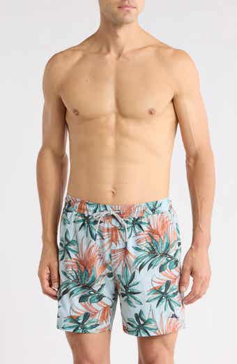 Naples Tidal Fronds 6-Inch UPF 30+ Swim Trunks