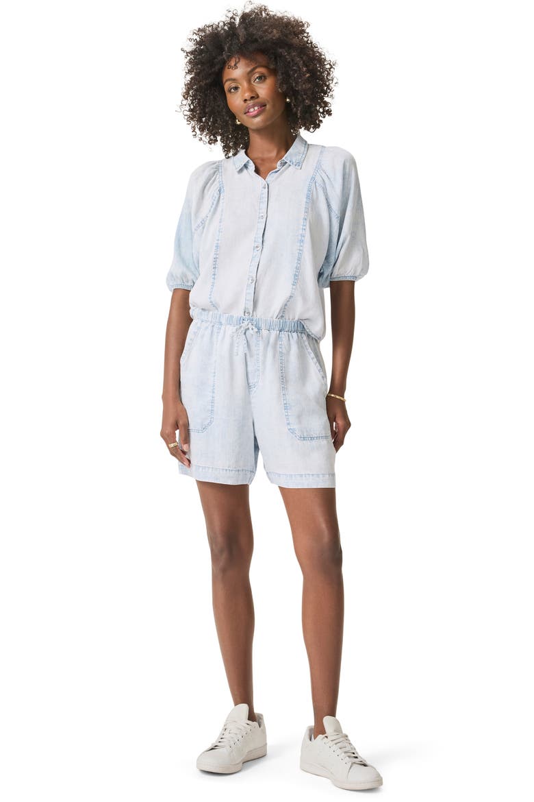 Angie Indigo Shorts, Alternate, color, BLEACHED INDIGO