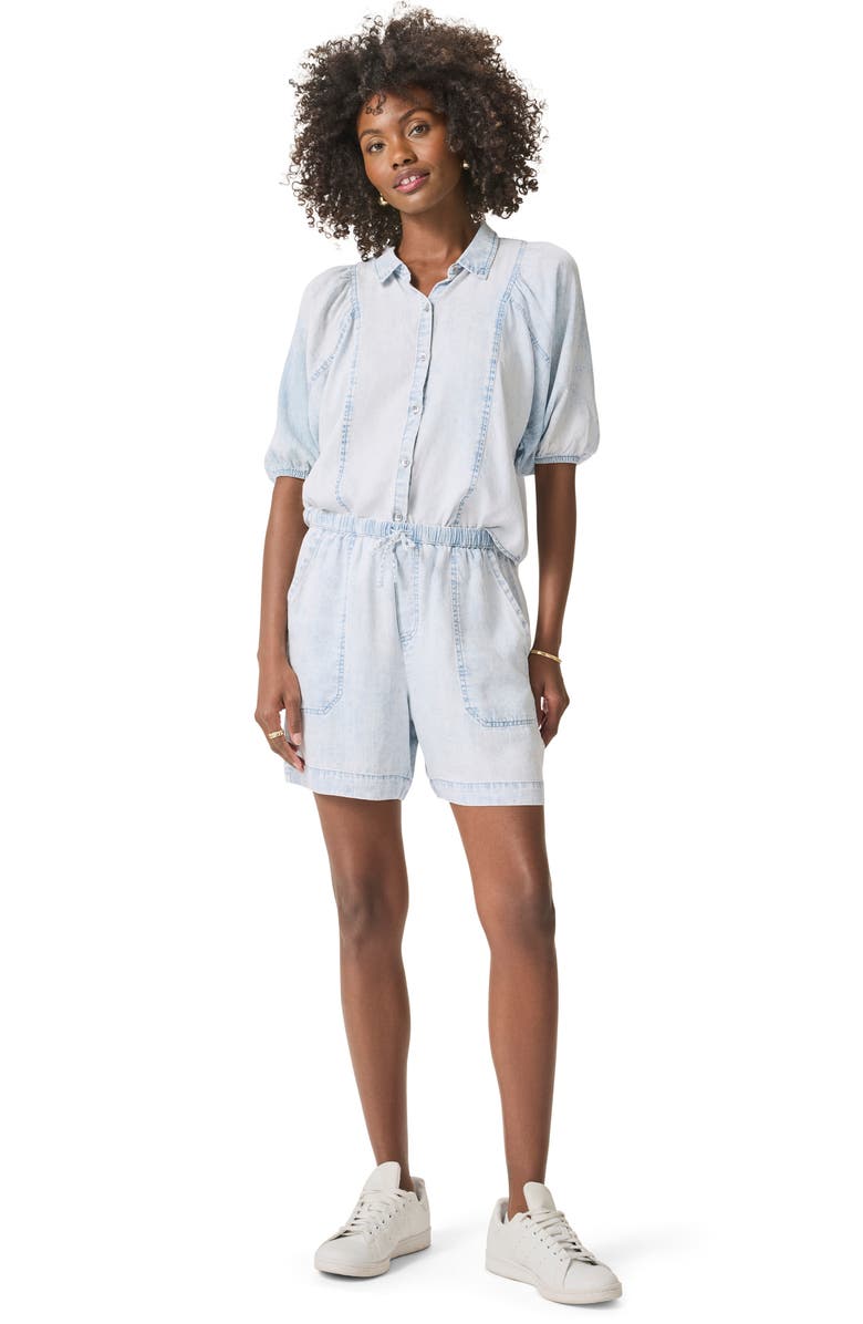 Splendid Angie Indigo Shorts, Alternate, color, Bleached Indigo