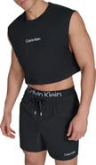 Calvin Klein Sleeveless Crop Rashguard