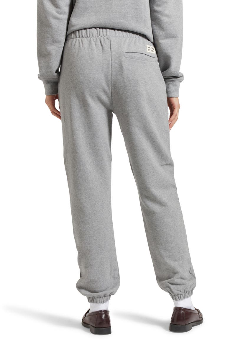 Brixton Cotton French Terry Sweatpants, Alternate, color, Heather Grey