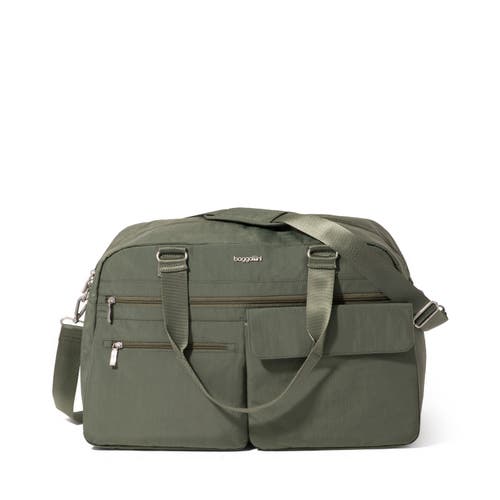 Baggallini Modern Everywhere Travel Duffel Weekender Bag In Green