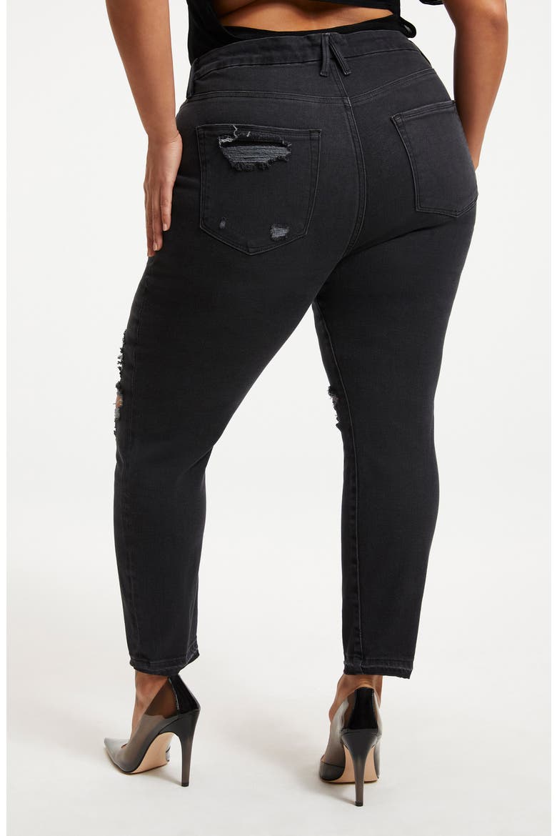 Good Legs Festival Rips High Waist Ankle Skinny Jeans, Alternate, color, BLACK276