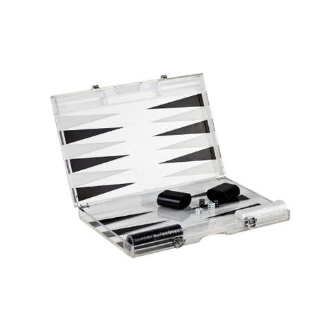 Premium Lucite Backgammon Set