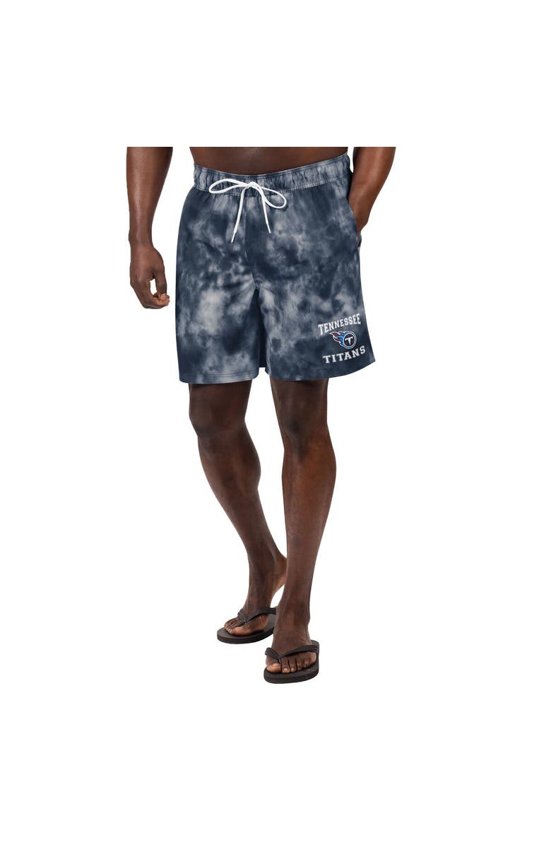 G-III SPORTS BY CARL BANKS Men's G-III Sports by Carl Banks Navy Tennessee Titans Change Up Volley Swim Trunks, Alternate, color, Navy