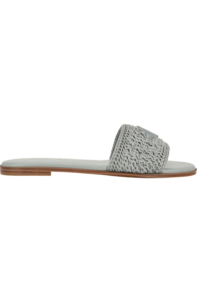 Calvin Klein Kamine Slide Sandal, Alternate, color, Light Blue Woven