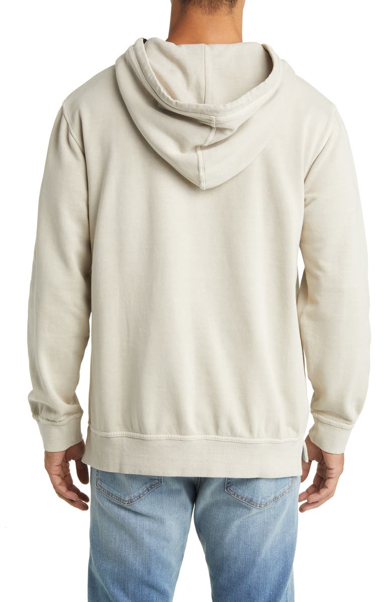 Stone Rose Fleece Hoodie, Alternate, color, Taupe