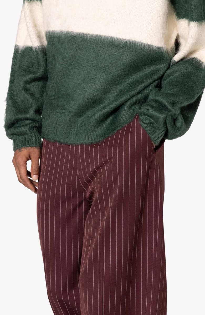 Pleated Wide Leg Cotton Pants