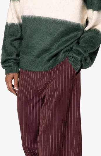 Pleated Wide Leg Cotton Pants