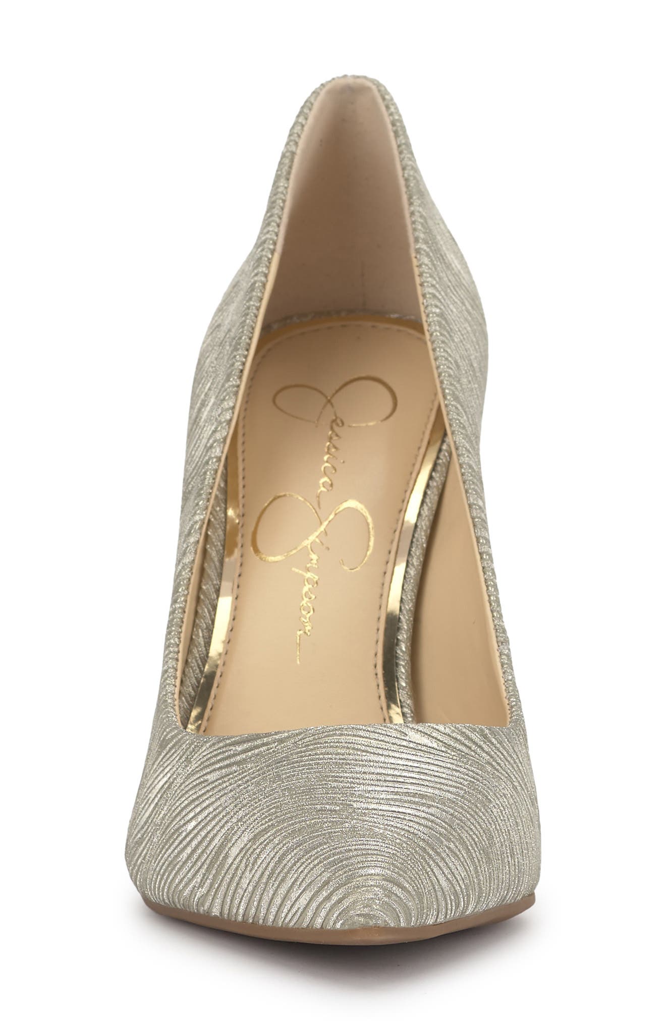 Cassani Pointy Toe Pump, Alternate, color, LIGHT GOLD