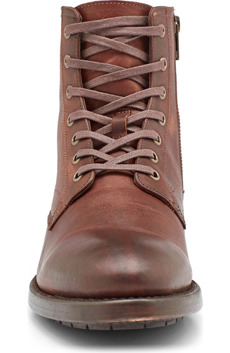 Frye Bowery Lace-Up Boot, Alternate, color, Cognac