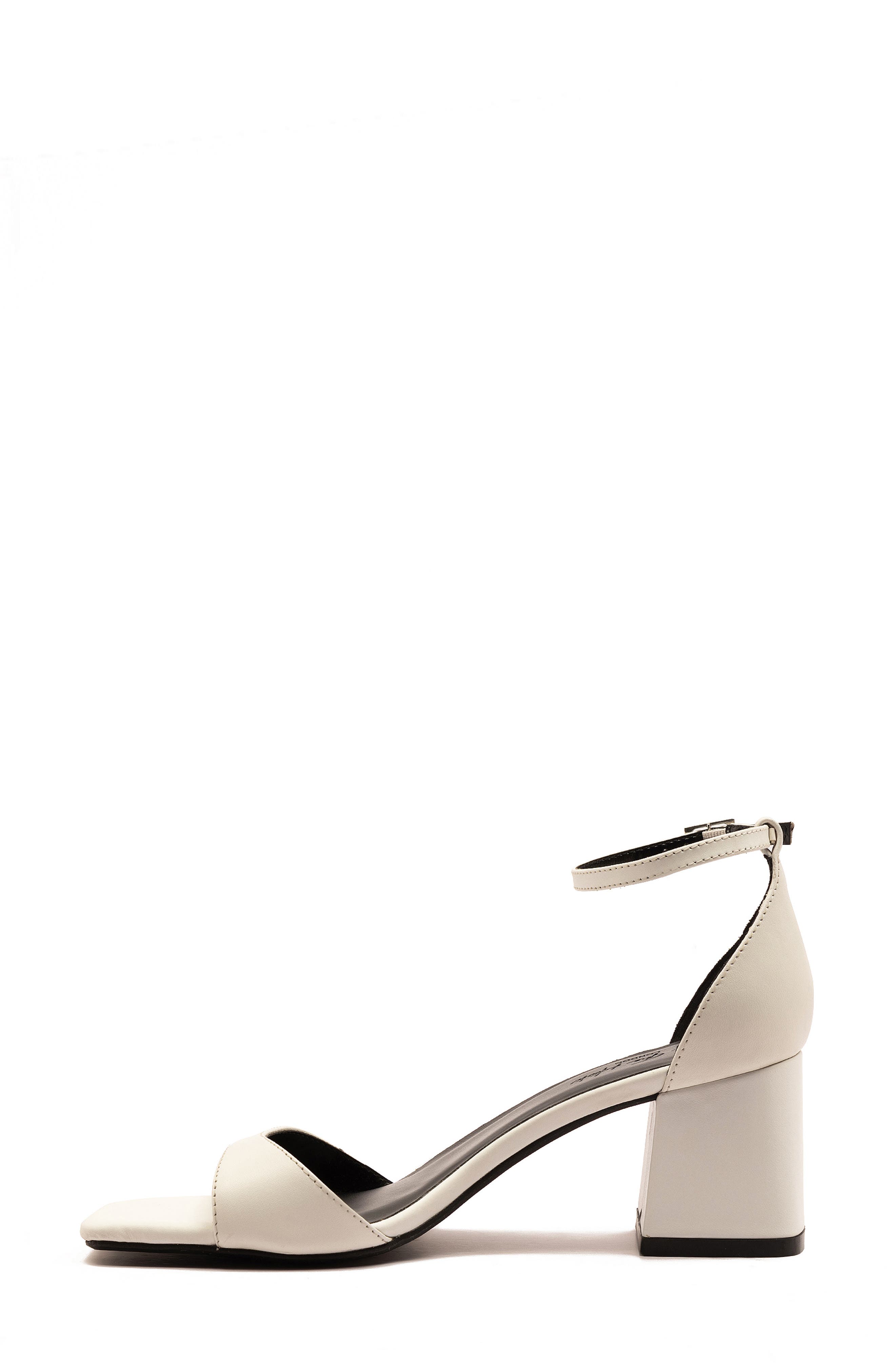 OFF THE HOOK LONDON Knightsbridge Block Heel Sandal, Alternate, color, White