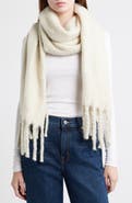 Treasure & Bond Cozy Sparkle Fringe Scarf