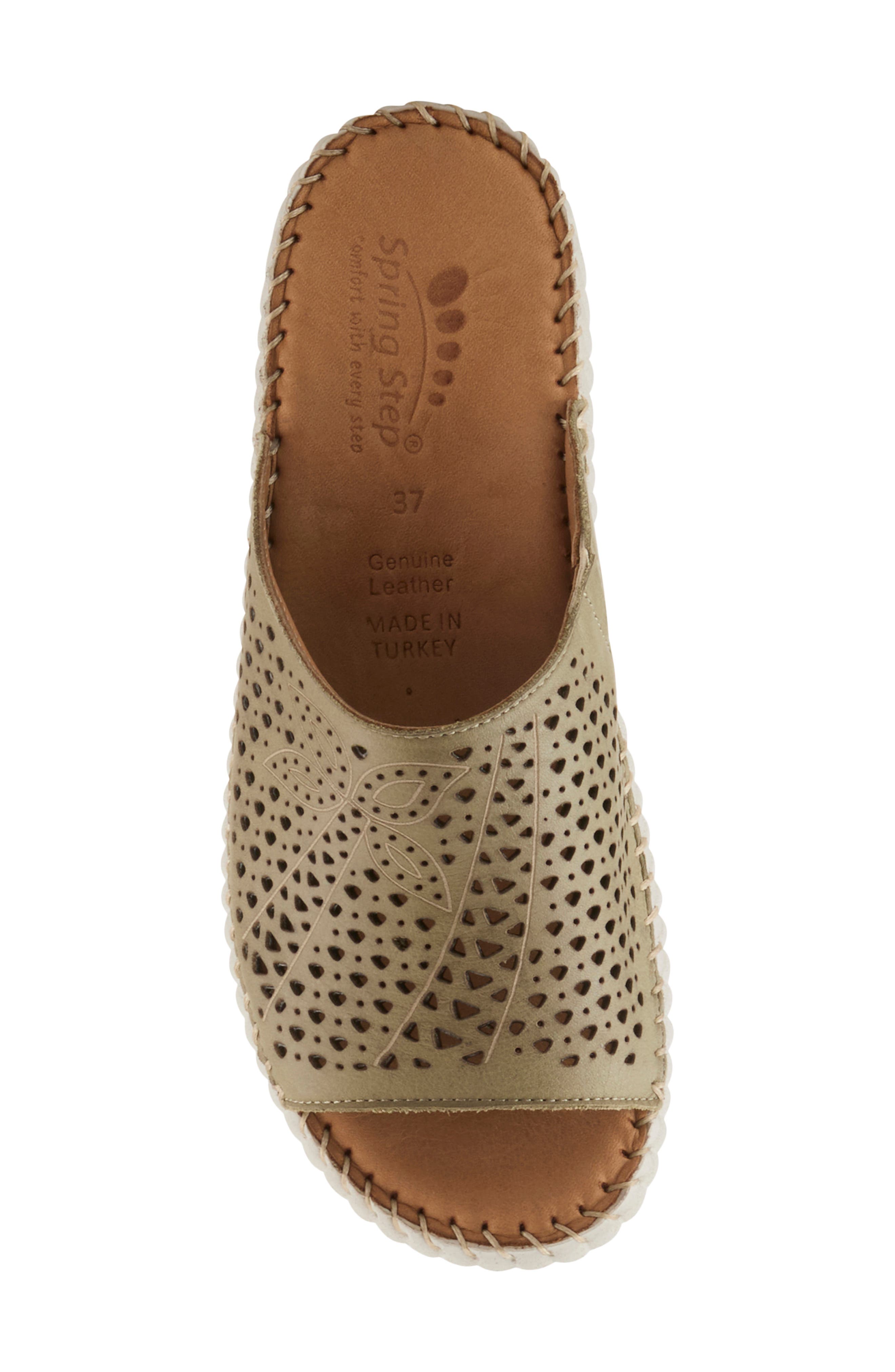 Spring Step Rhydian Wedge Sandal, Alternate, color, Sage Green