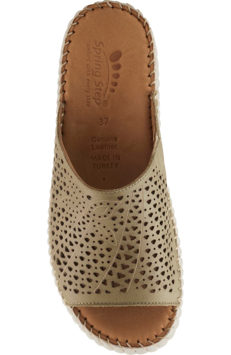 Spring Step Rhydian Wedge Sandal, Alternate, color, Sage Green