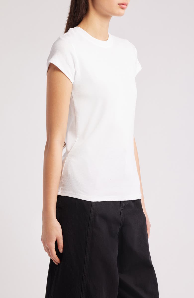 Topshop Everyday Cotton T-Shirt, Alternate, color, White