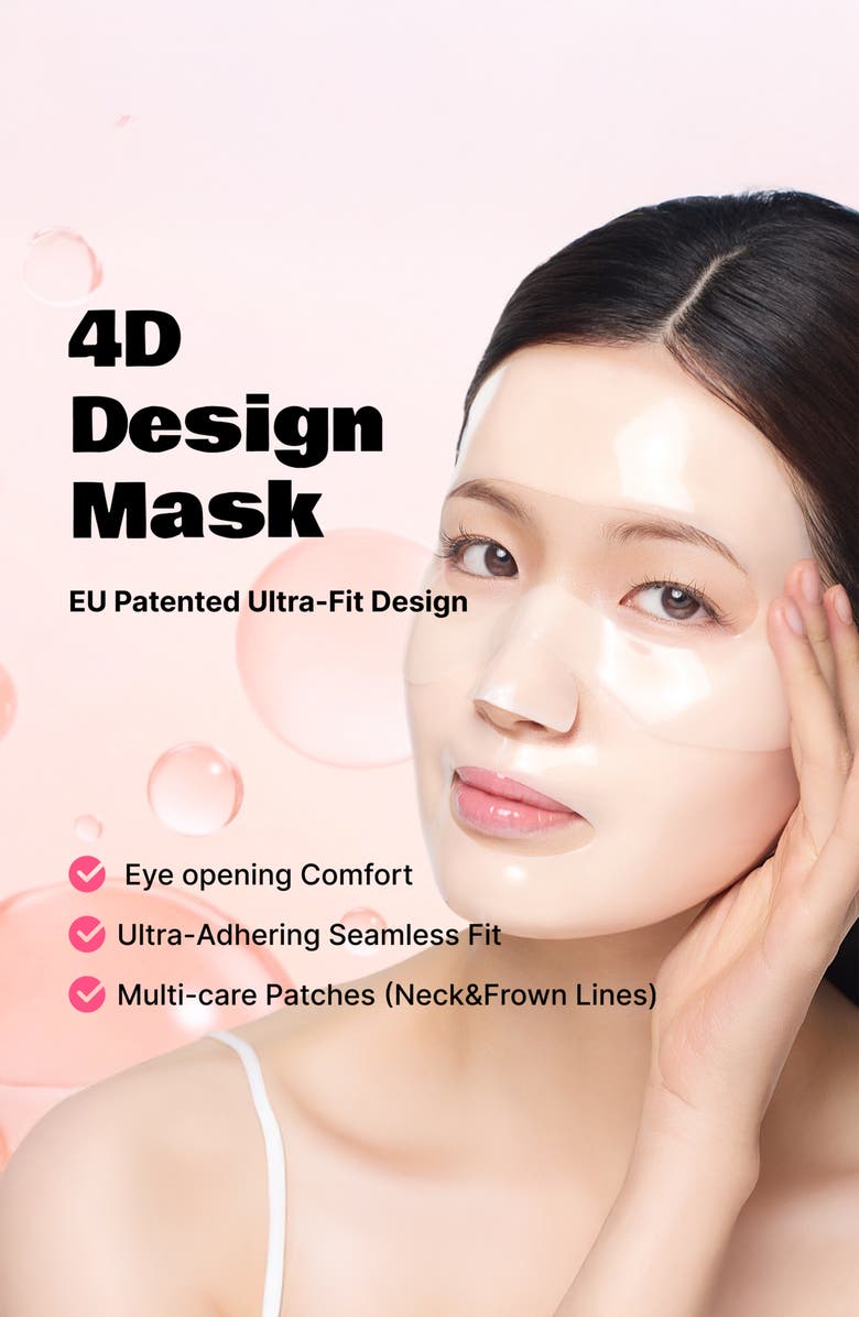 LALA Recipe Collagen Melting Gel Mask Set of 4, Alternate, color, White