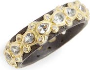 Armenta Old World Lacy Eternity Diamond & Sapphire Ring