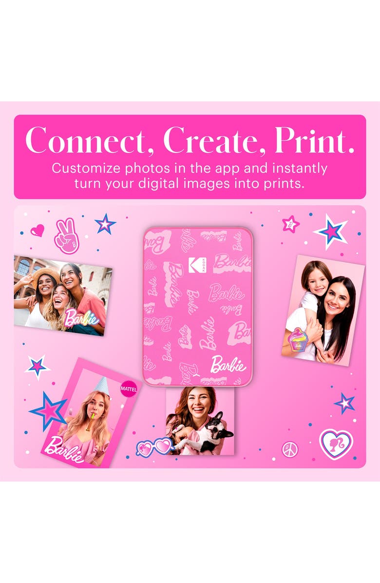 Kodak Step Slim Wireless Instant Portable Photo Printer, 2x3 Color Instant Photo Printer, Alternate, color, Pink
