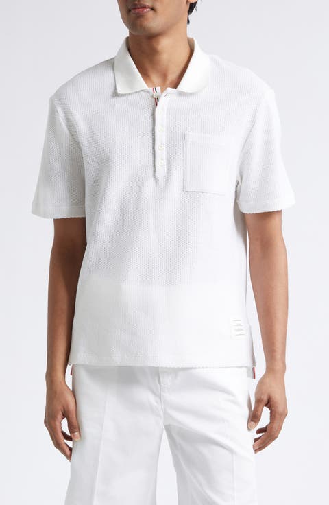 Relaxed Fit Cotton & Linen Polo