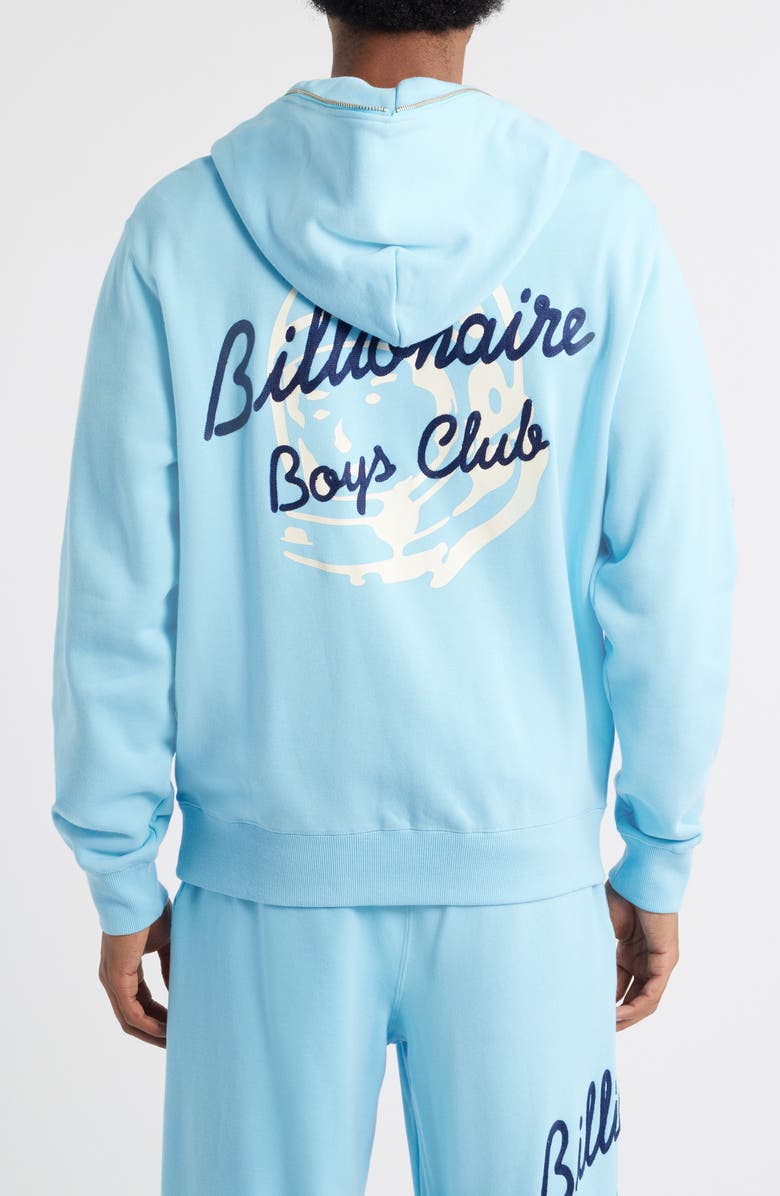 Billionaire Boys Club Zip Helmet Hoodie, Alternate, color, Baltic Sea