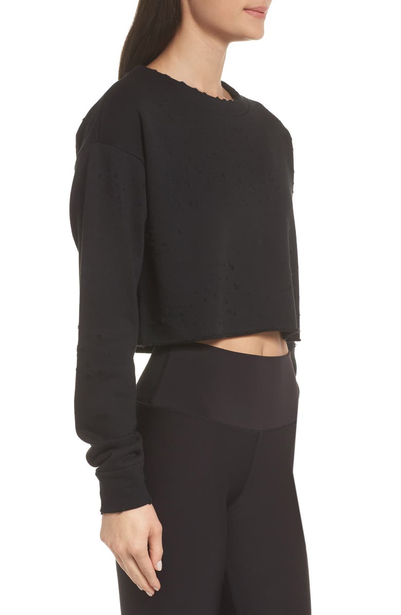 Alo Fierce Crew Pullover, Alternate, color, 