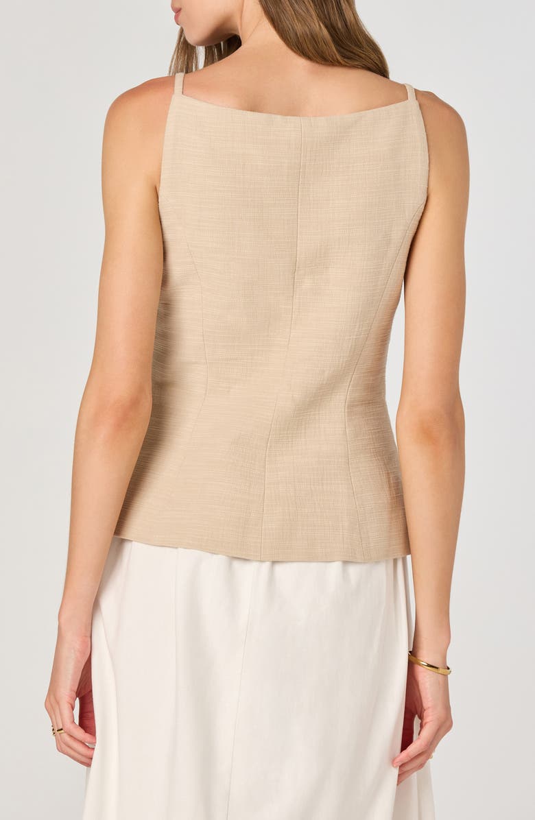 ASTR the Label Mix Media Sleeveless Dress, Alternate, color,