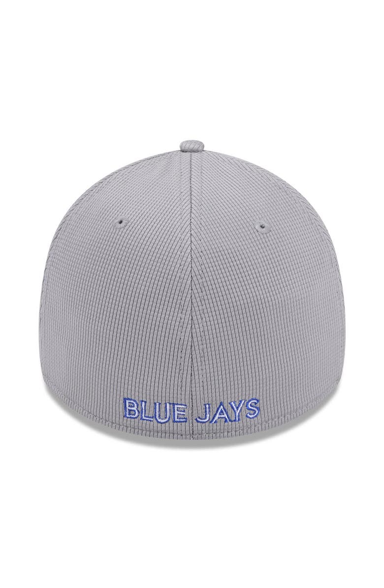 New Era Men's New Era Gray Toronto Blue Jays Active Pivot 39THIRTY Flex Hat, Alternate, color, 