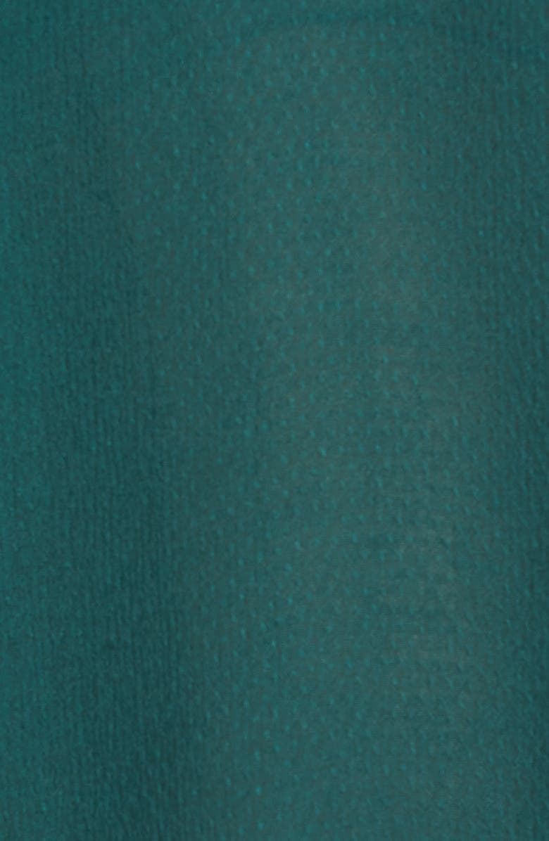Hinge Tie Neck Ruffle Blouse, Alternate, color, Green Bug