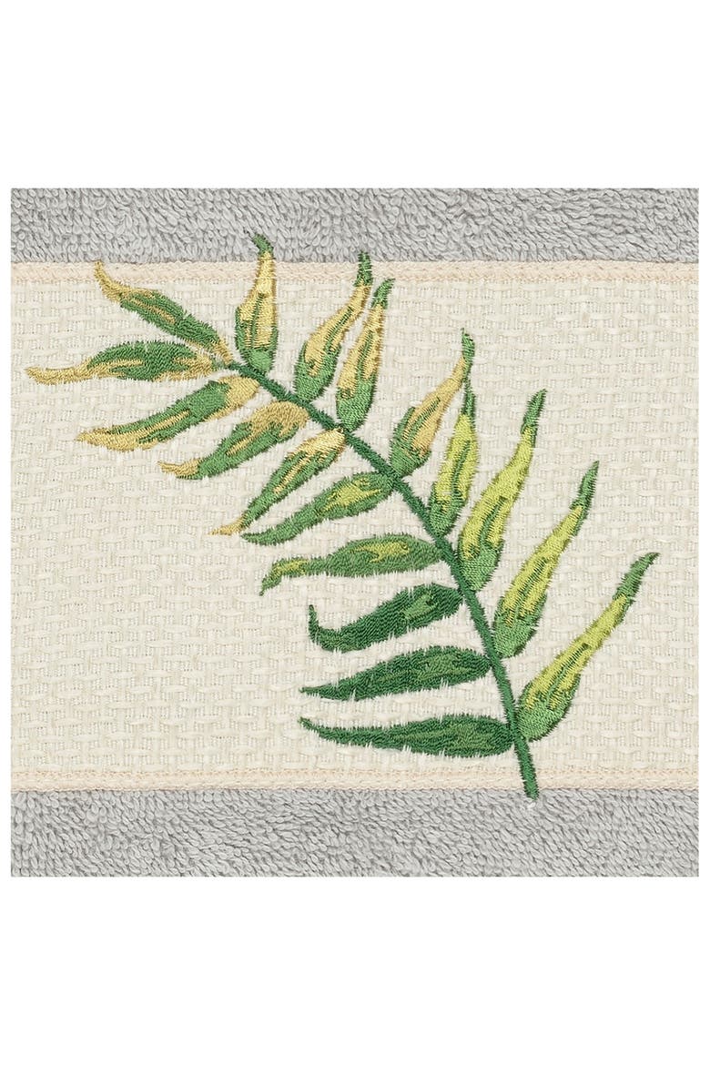 Zoe 3-Piece Embellished Towel - Light Grey, Alternate, color, LIGHT GREY