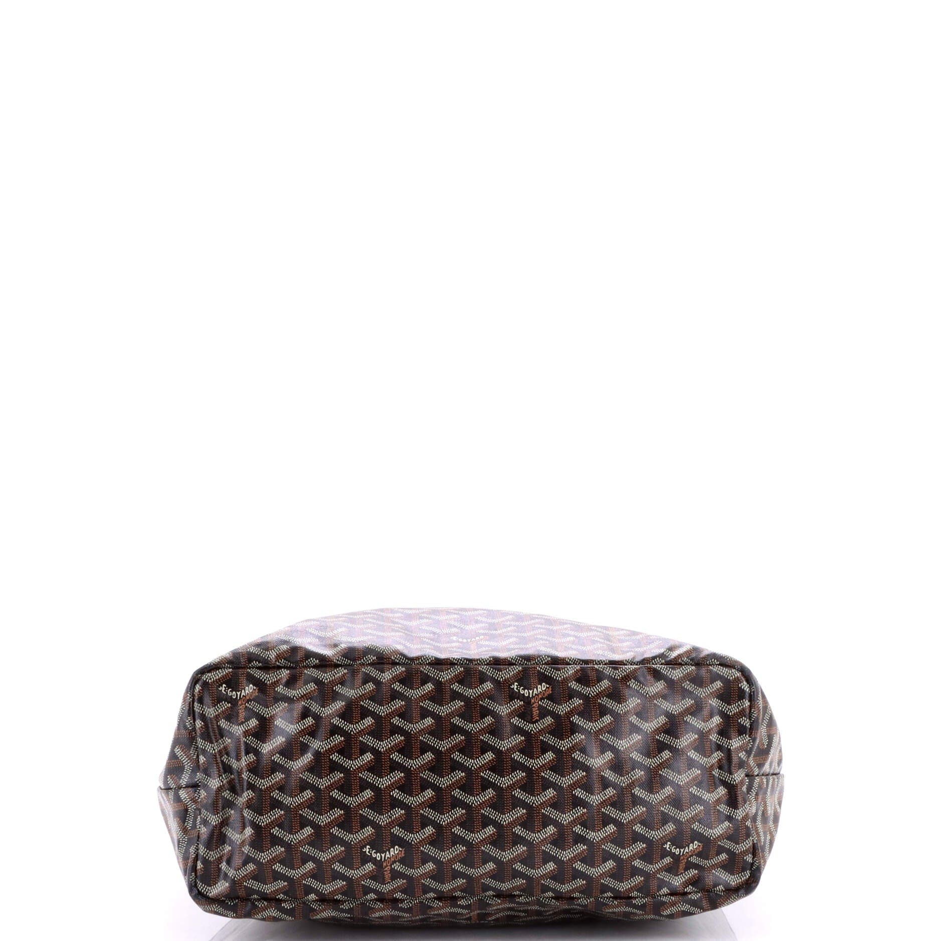 Pre-Owned Goyard Saint Louis Tote Coated Canvas PM, Alternate, color, Black