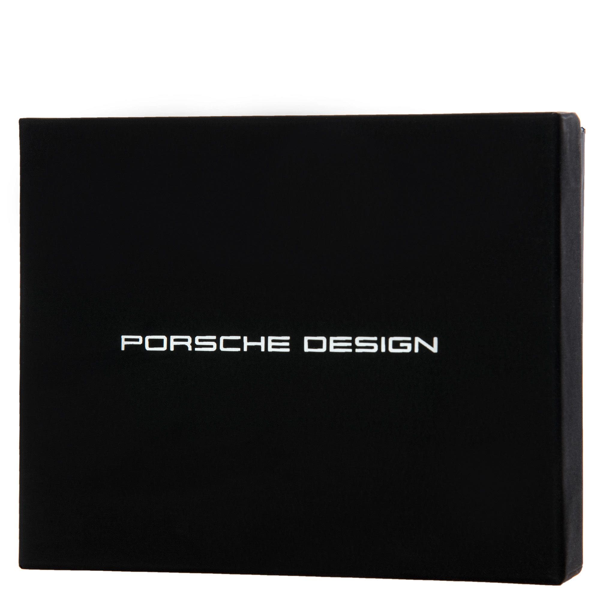 Porsche Design Key Ring Leather Cord, Alternate, color, Black