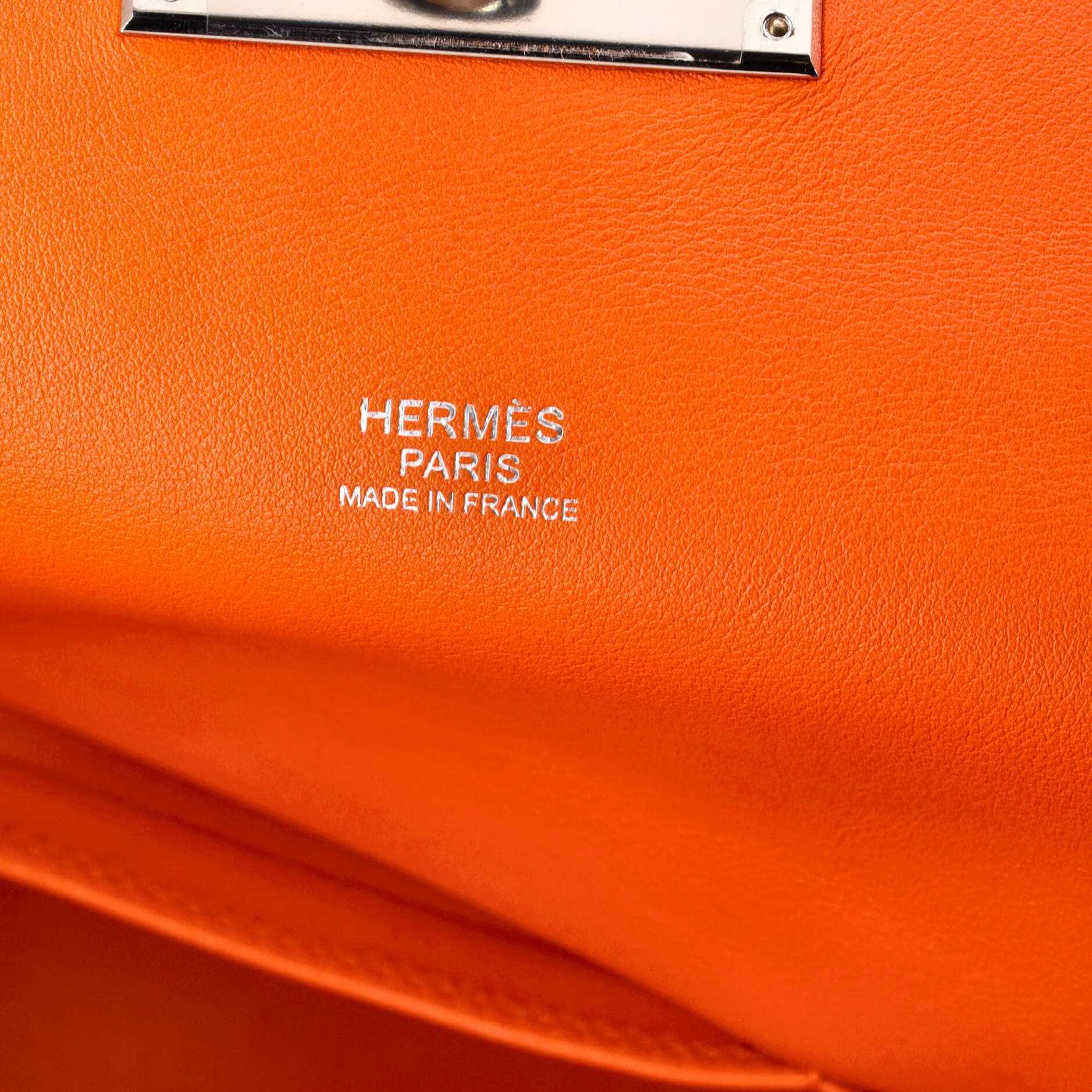 Pre-Owned Hermes Toolbox Bag Swift 26, Alternate, color, Feu
