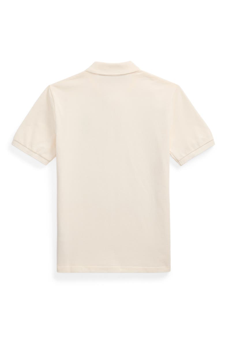Kids' Embroidered Polo Bear Cotton Piqué Polo, Alternate, color, NEVIS BEAR