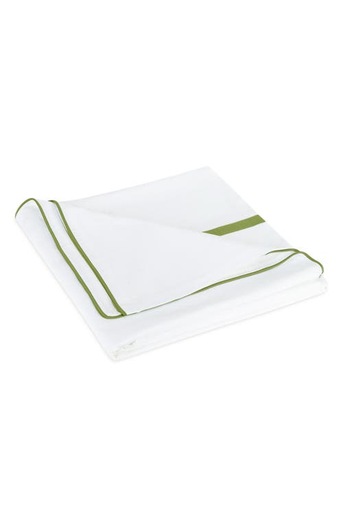 Matouk Louise Piqué Coverlet In Green