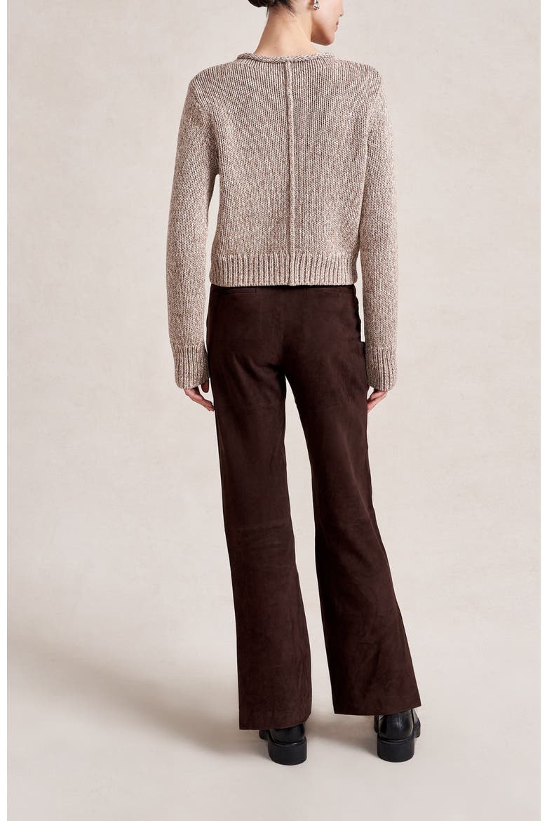 Marled Mini Marina Sweater, Alternate, color, Marled Tan