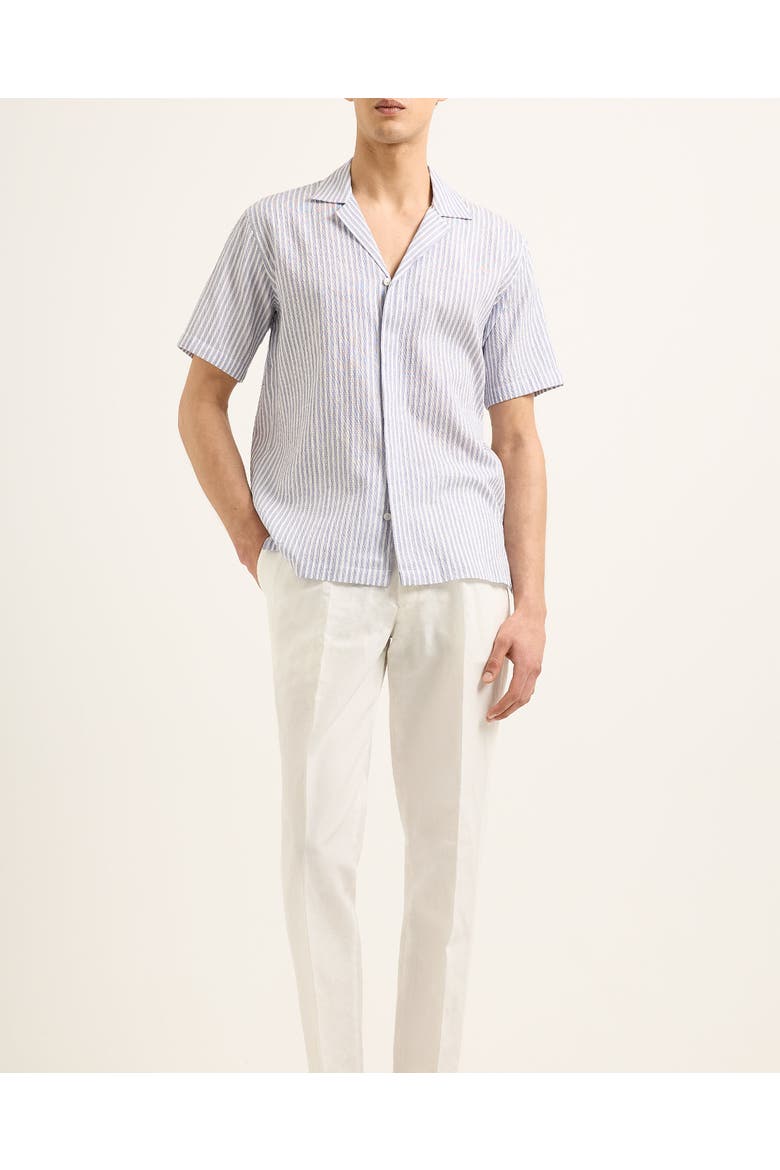 Maitan Relaxed-Fit Shirt, Alternate, color, BLUE/WHITE STRIPE