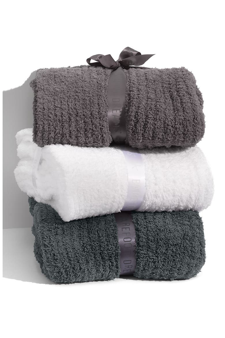 'CozyChic®' Ribbed Blanket, Alternate, color, SLATE BLUE