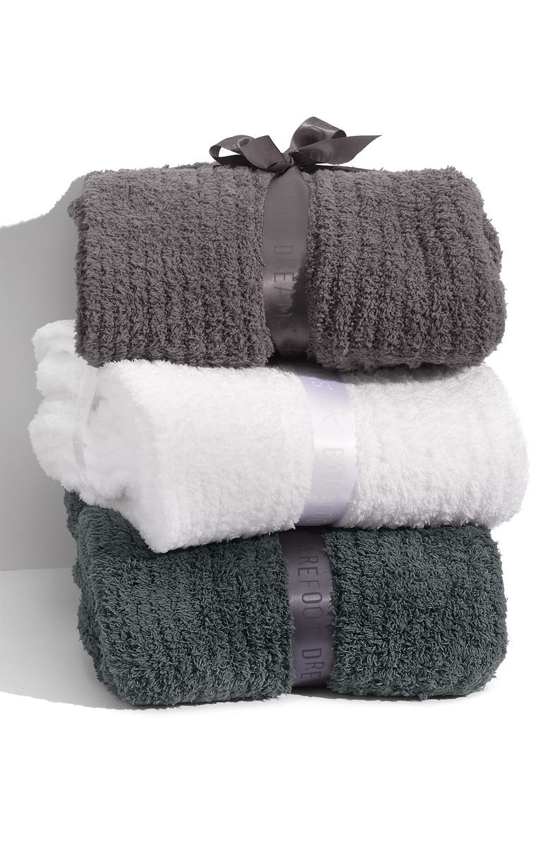 Barefoot Dreams<sup>®</sup> 'CozyChic<sup>®</sup>' Ribbed Blanket, Alternate, color,