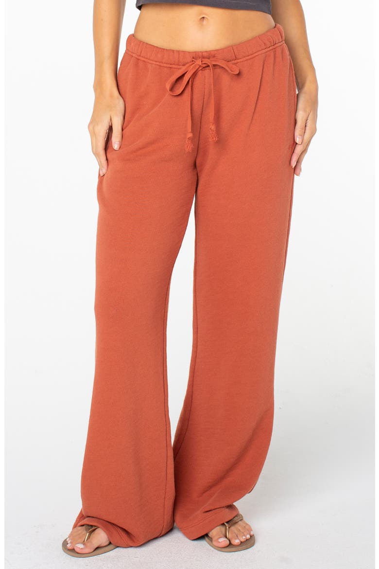 Good Times Cotton Terry Pants, Main, color, CHUTNEY