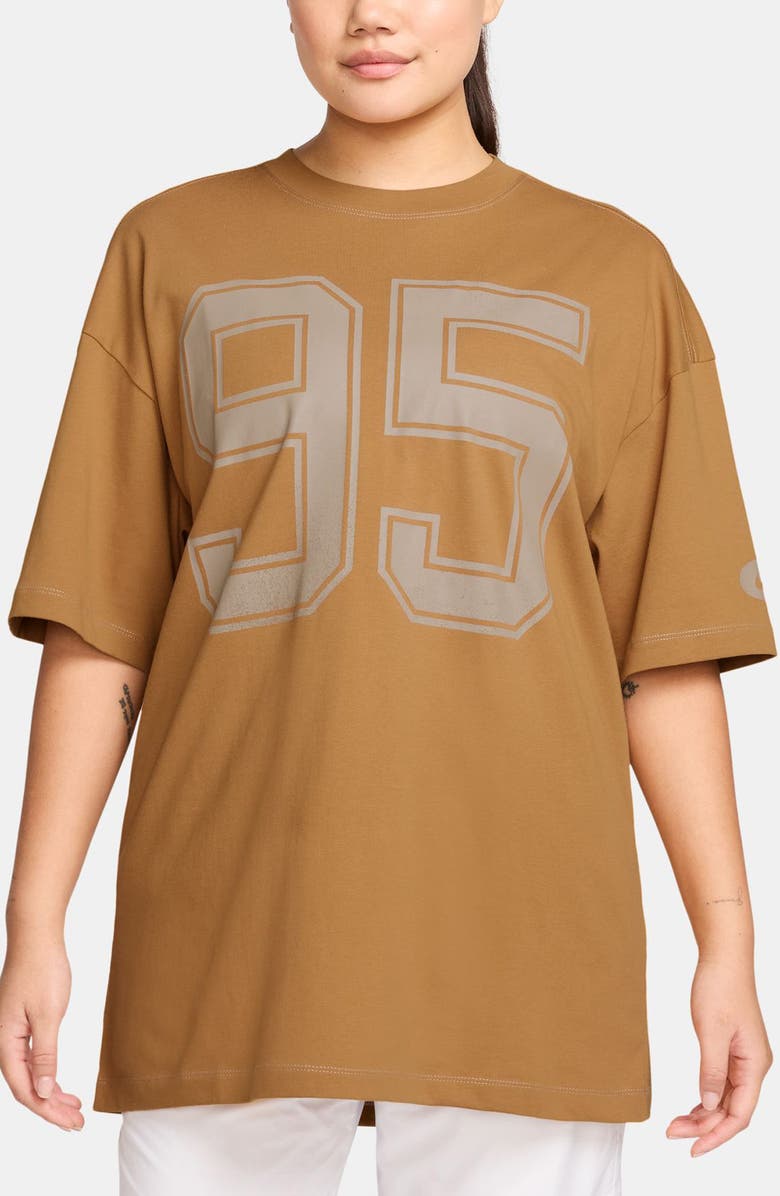 Nike Sportswear Street Oversize Cotton T-Shirt, Main, color, Desert Ochre