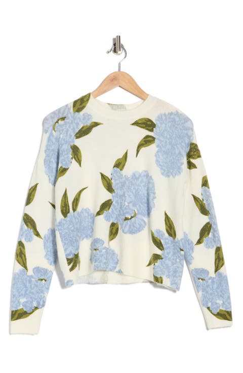 Floral Crewneck Sweater