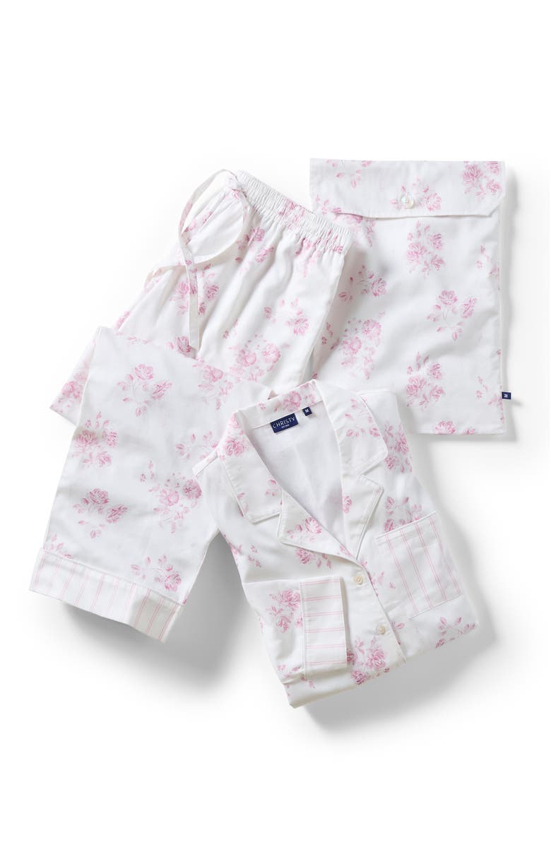 CHRISTY Luxury Sateen Pyjamas, Alternate, color, Pink